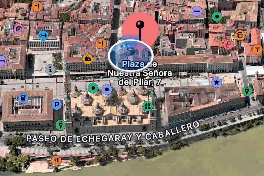 דירות סרגוסה La Plaza Del Pilar מראה חיצוני תמונה
